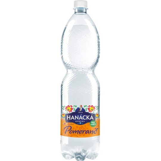 Hanácká kyselka pomeranč 1,5l - PET