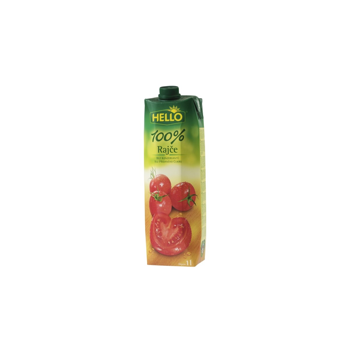 Hello rajčatová šťáva 100% 1l