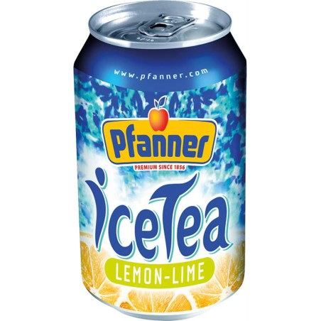 Pfanner ledový čaj citron+limeta 0,33l - plech