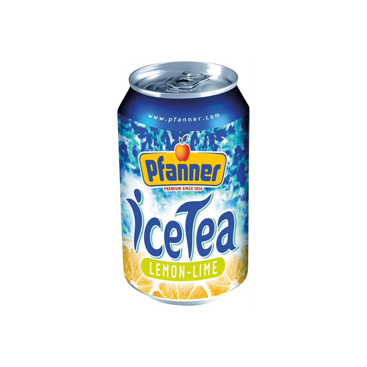 Pfanner ledový čaj citron+limeta 0,33l - plech