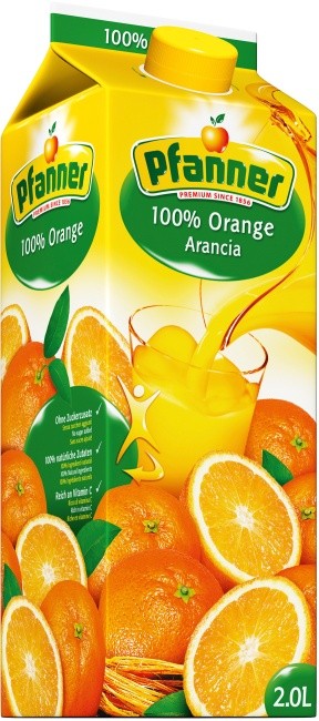 Pfanner pomeranč 100% 2l