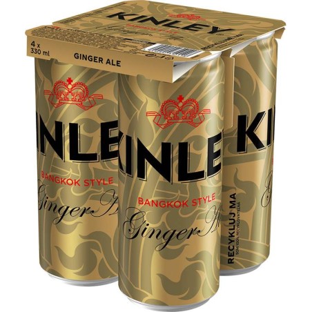 Kinley Ginger Ale 4 x 0,33l multipack - plech