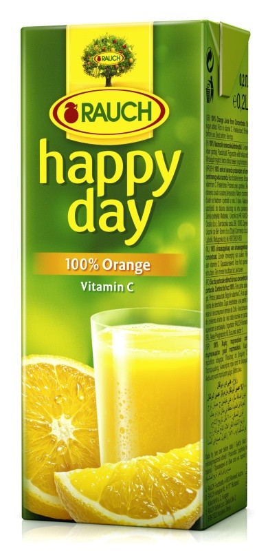 Rauch Happy Day pomeranč 100% 0,2l