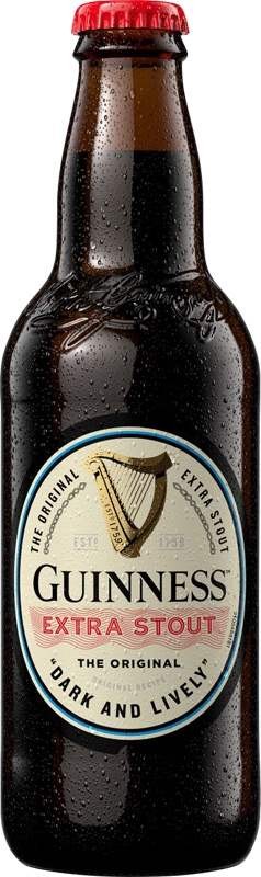 Guinness Extra Stout 0,33l sklo
