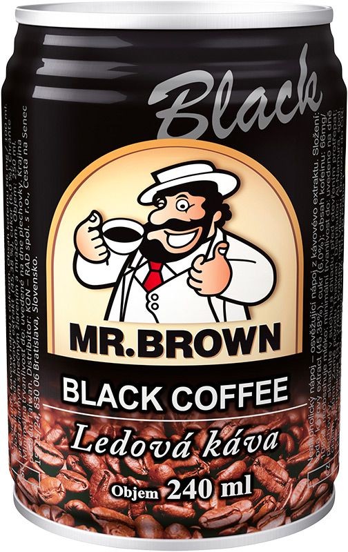 Mr. Brown black 0,24l plech