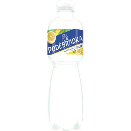 Poděbradka Citron jemně perlivá 0,5l - PET