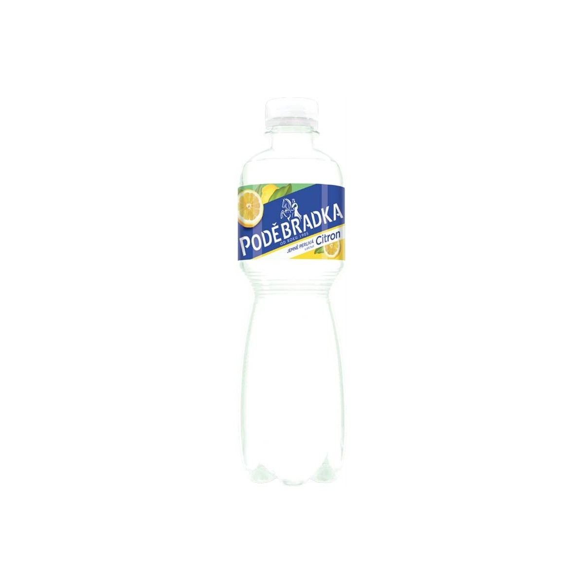 Poděbradka Citron jemně perlivá 0,5l - PET