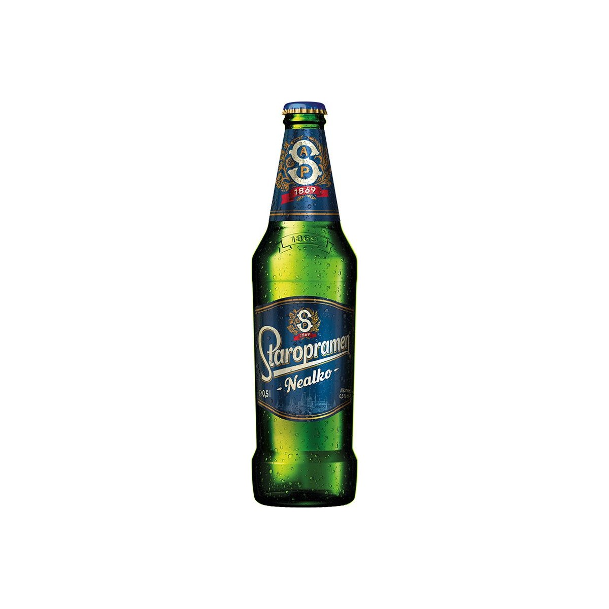 Staropramen nealko 0,5l - sklo