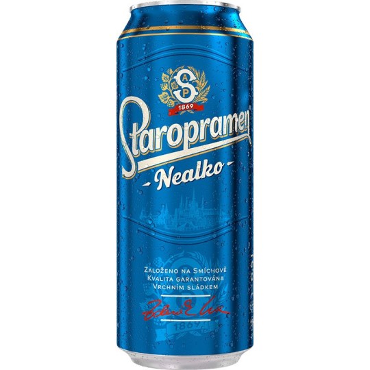 Staropramen nealko 0,5l - plech