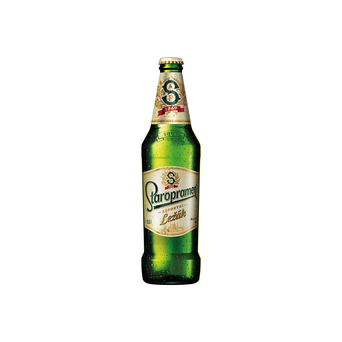 Staropramen ležák 0,5l - sklo