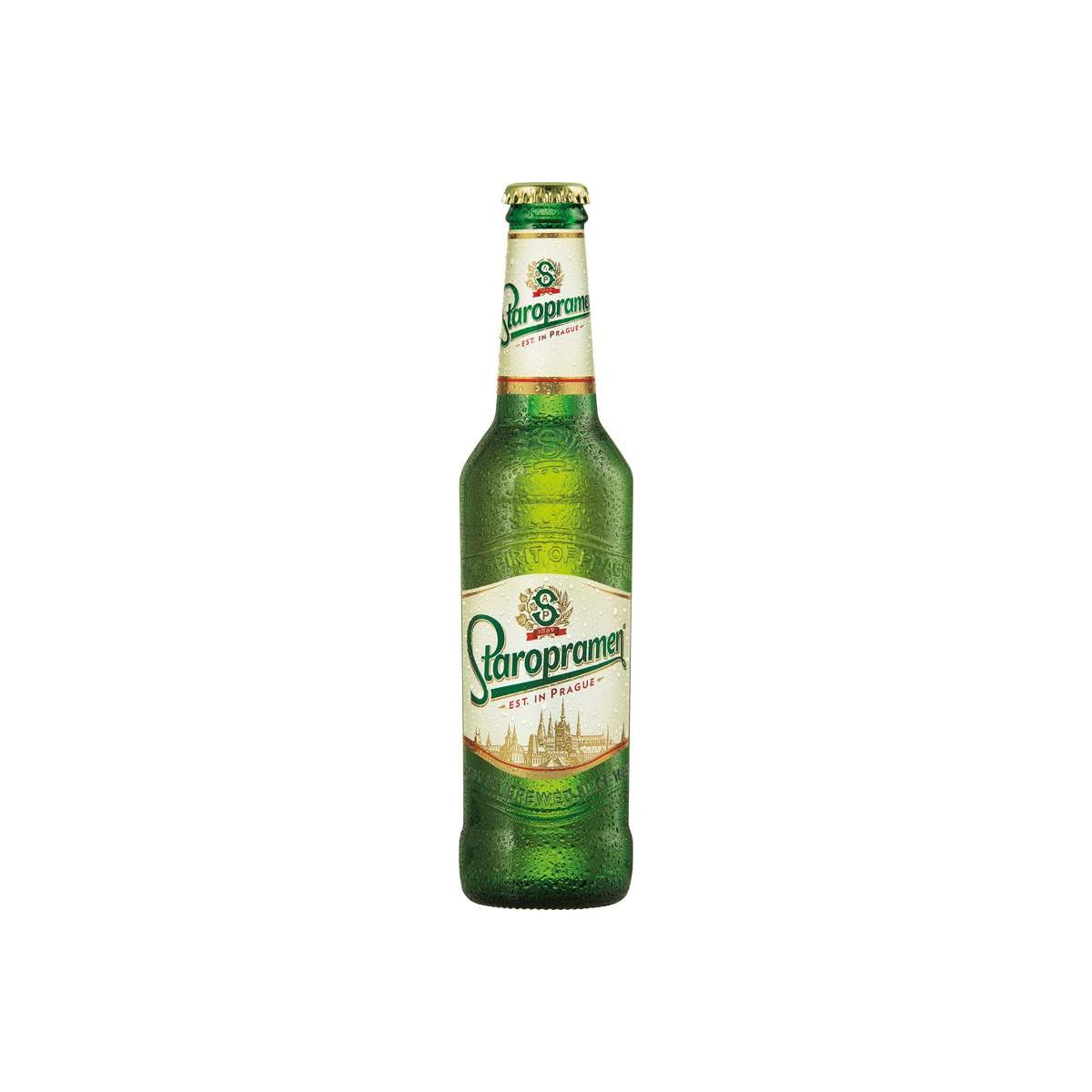 Staropramen ležák 0,33l - sklo