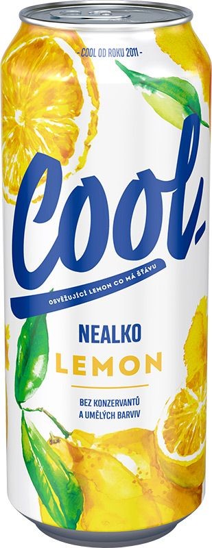 Staropramen cool nealko lemon 0,5l - plech
