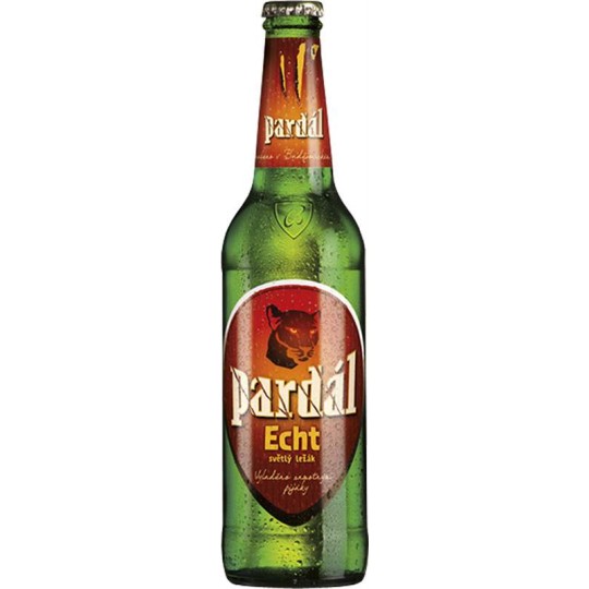 Pardál Echt světlý ležák 0,5l - sklo