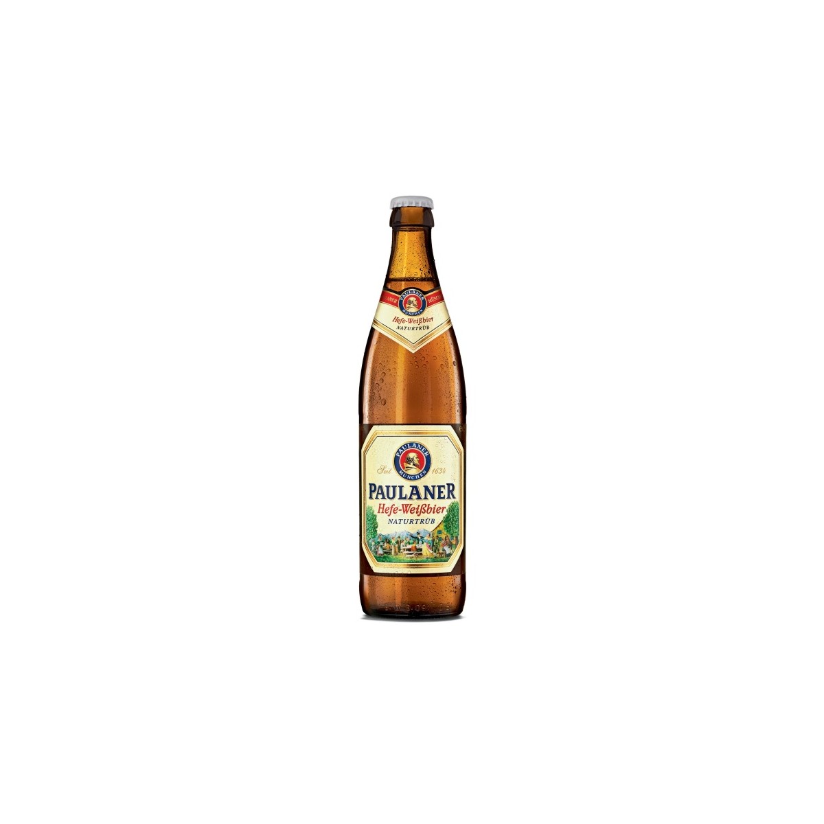 Paulaner Hefe-Weissbier Naturtrüb 0,5l - sklo