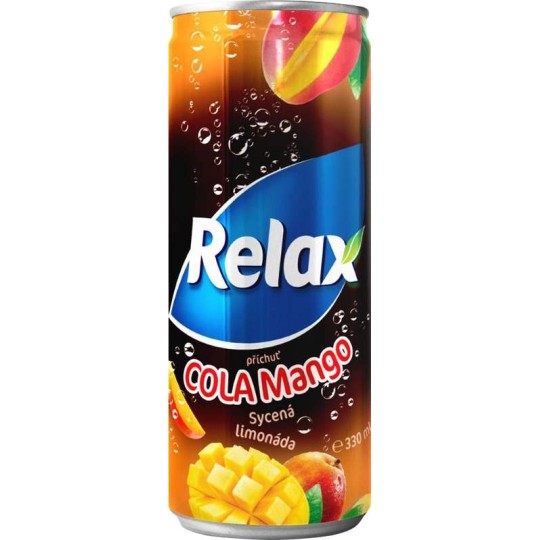 Relax Limonáda cola+mango 0,33l plech