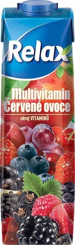 Relax multivitamin červené ovoce 1l