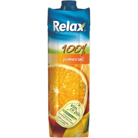 Relax pomeranč 100% 1l