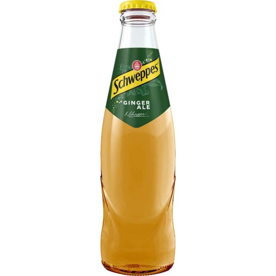 Schweppes Ginger Ale 0,25l - sklo