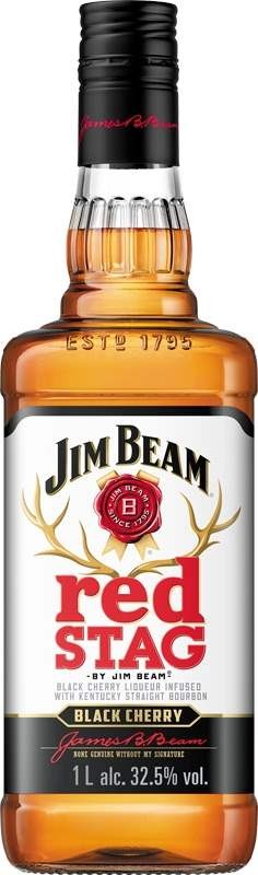 Jim Beam Red Stag Black Cherry 1l