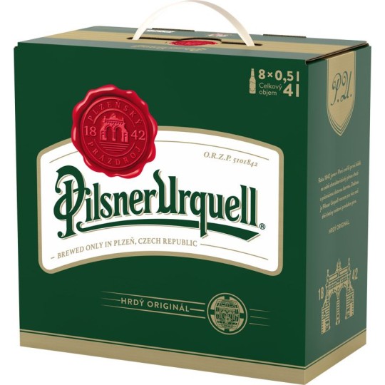 Pilsner Urquell multipak 8x0,5l - sklo