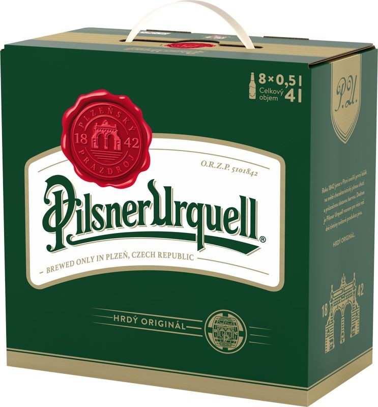 Pilsner Urquell multipak 8x0,5l - sklo