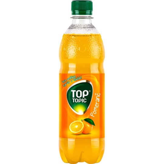 Top Topic pomeranč 0,5l - PET