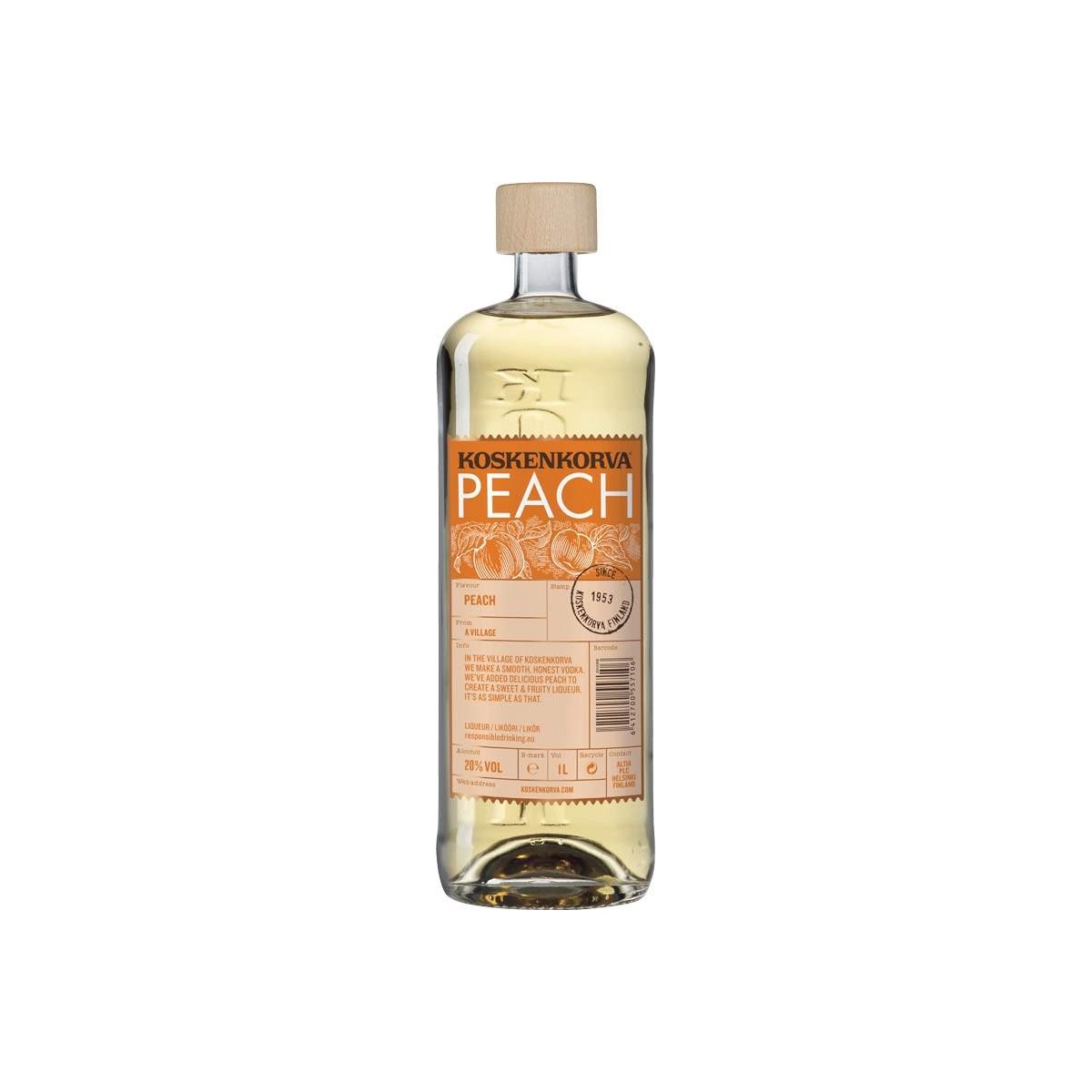 Koskenkorva Peach 1l