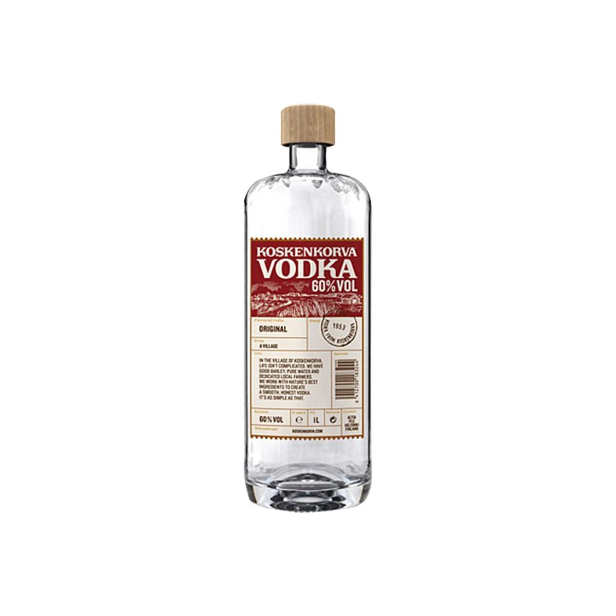 Koskenkorva Vodka 60% 1l