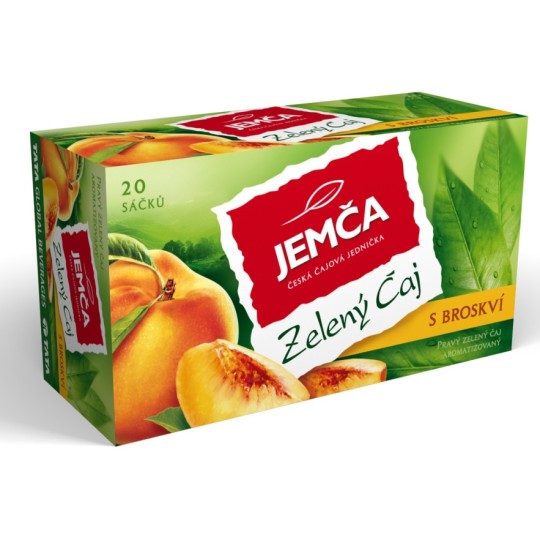 Jemča Zelený čaj s broskví 20x1.5g