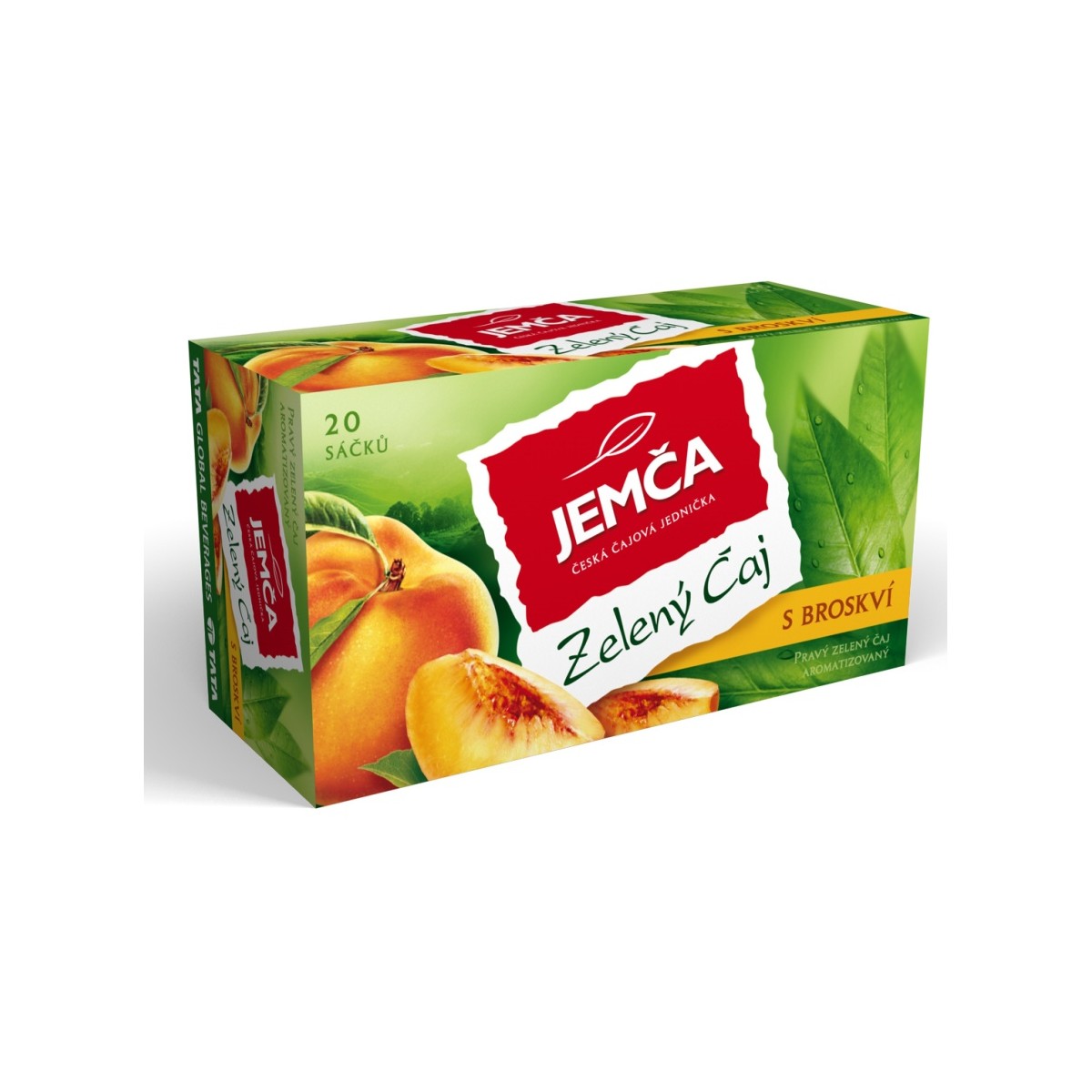 Jemča Zelený čaj s broskví 20x1.5g