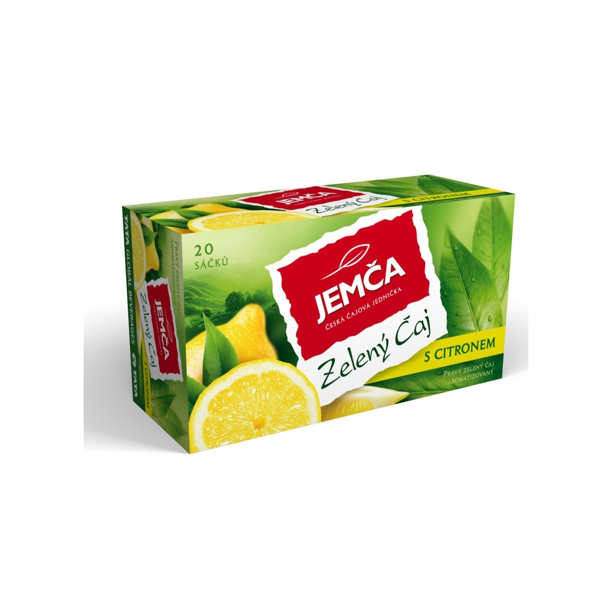 Jemča Zelený čaj s citronem 20x1.5g