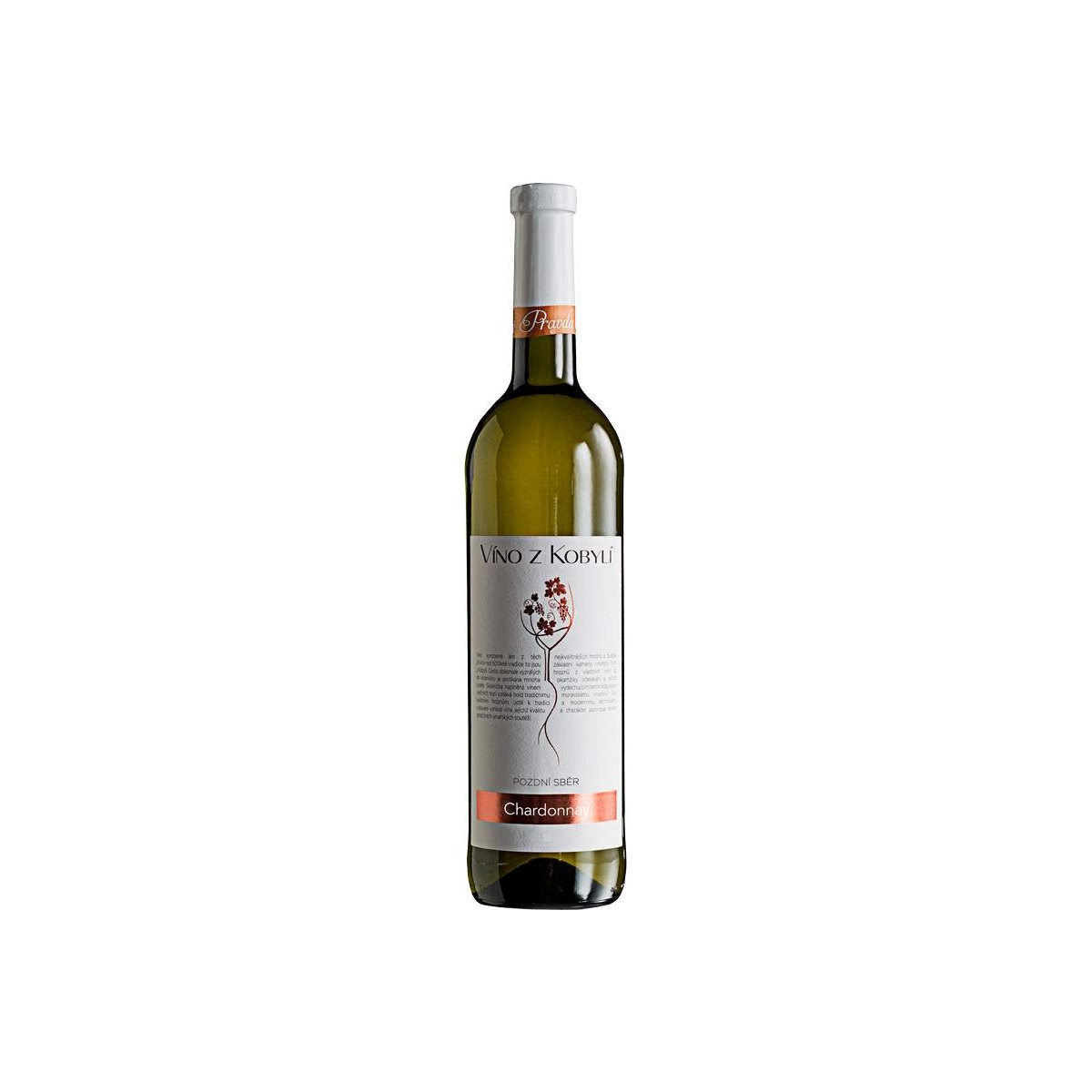 Chardonnay 0,75l pozdní sběr - Patria Kobylí