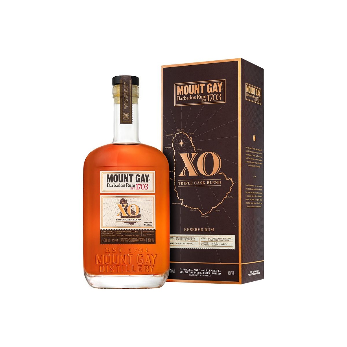 Mount Gay Barbados Rum XO Reserve 0,7l