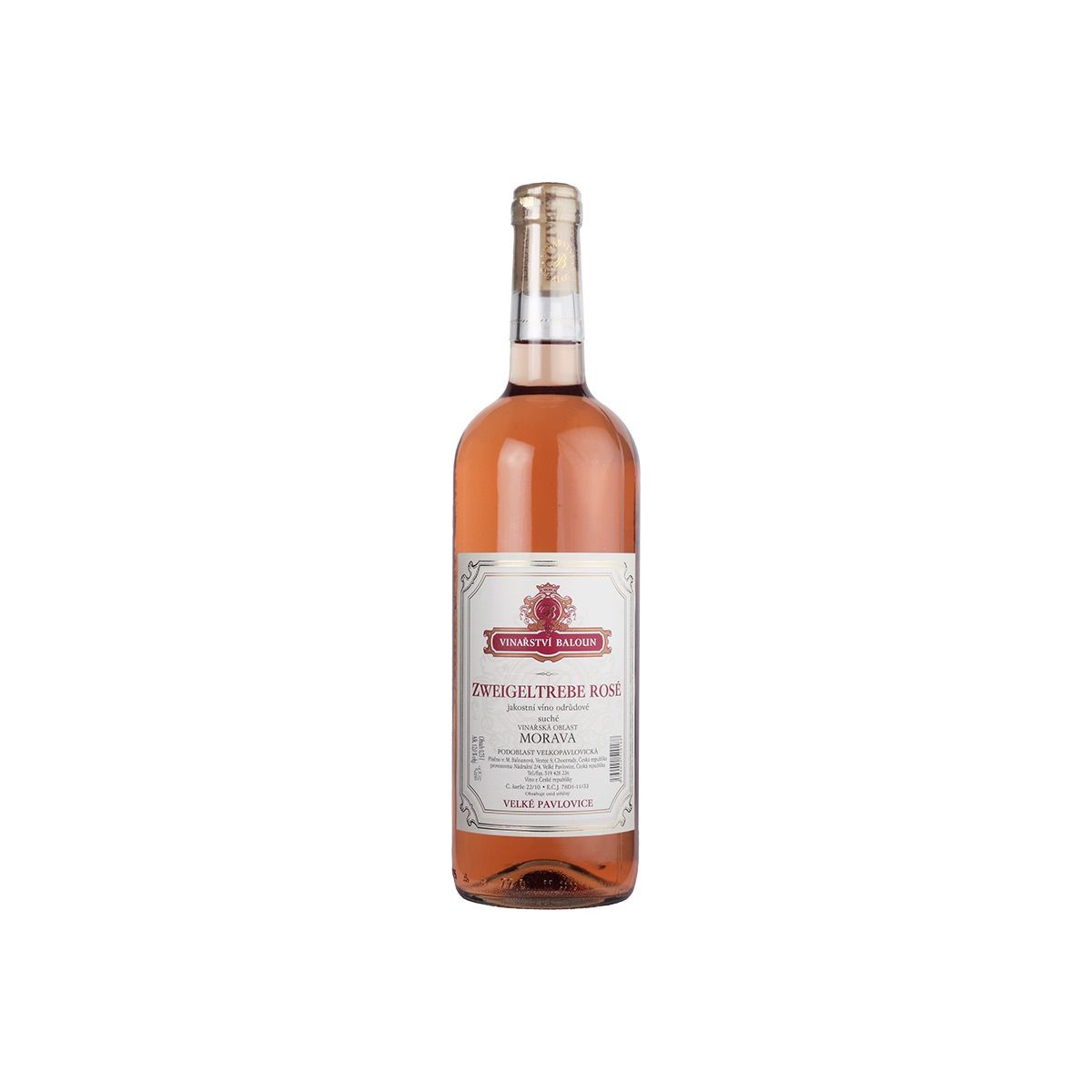 Zweigeltrebe rosé 0,75l - Baloun