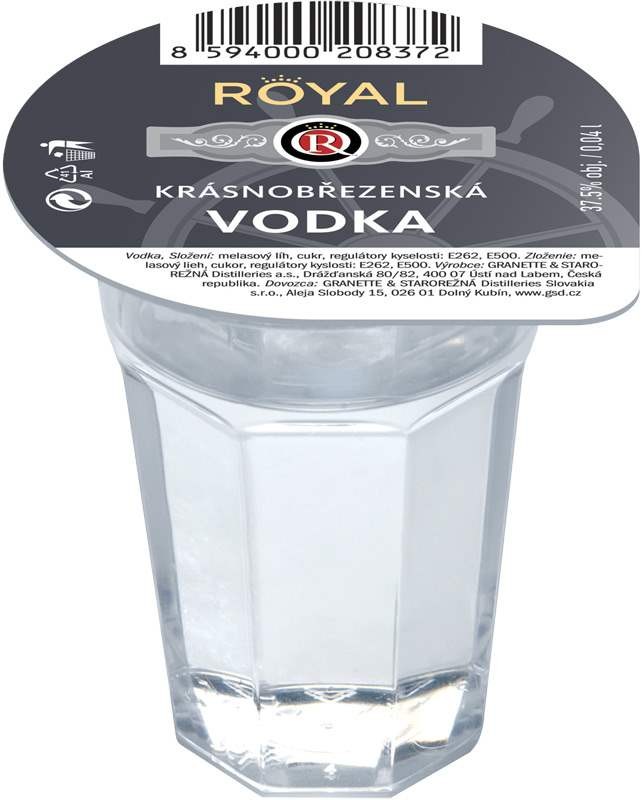 Vodka 0,04l - Royal panák