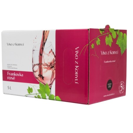 Frankovka rosé 5l box - Patria Kobylí