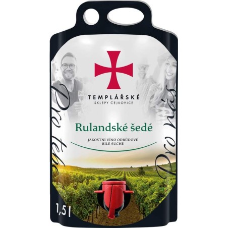 Rulandské šedé 1,5l BiB - Templářské sklepy