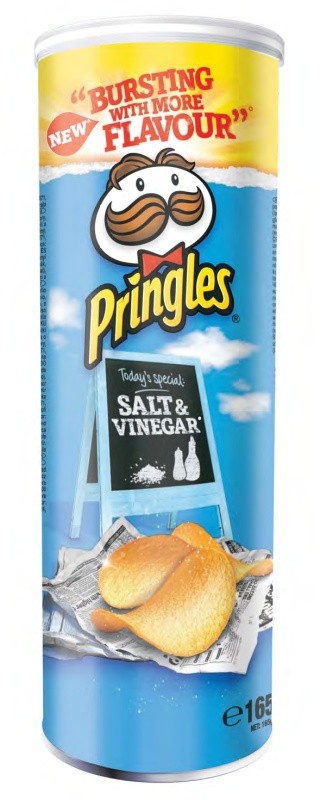 Pringles ocet a sůl 165g