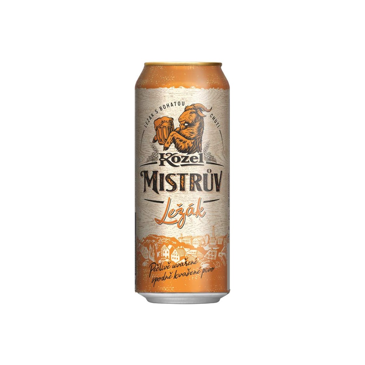 Velkopopovický Kozel Mistrův ležák 0,5l - plech