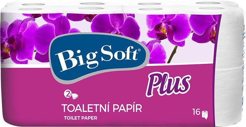 Toaletní papír Big Soft Plus 2vr. 16ks