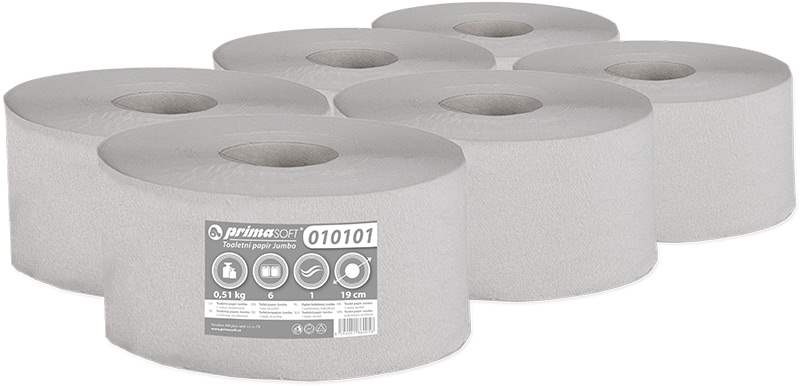 Toaletní papír Jumbo šedý 1vr. 6x190mm
