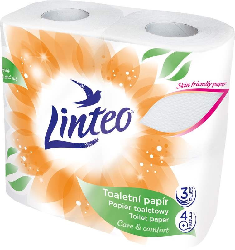 Toaletní papír Linteo 3vr. 4 x15m