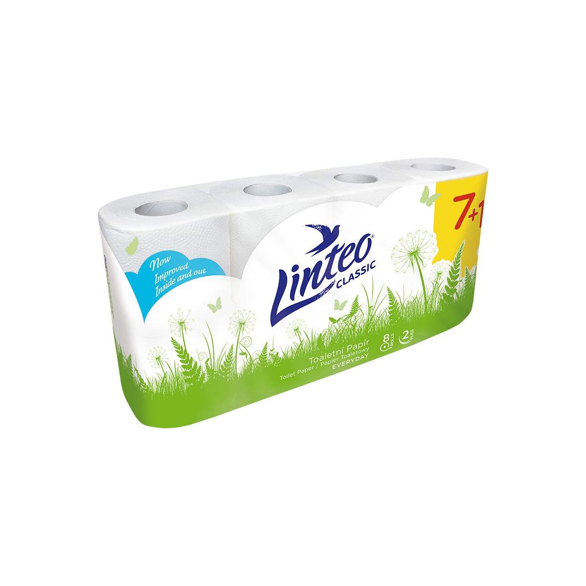 Toaletní papír Linteo Classic 2vr. 8 x15m