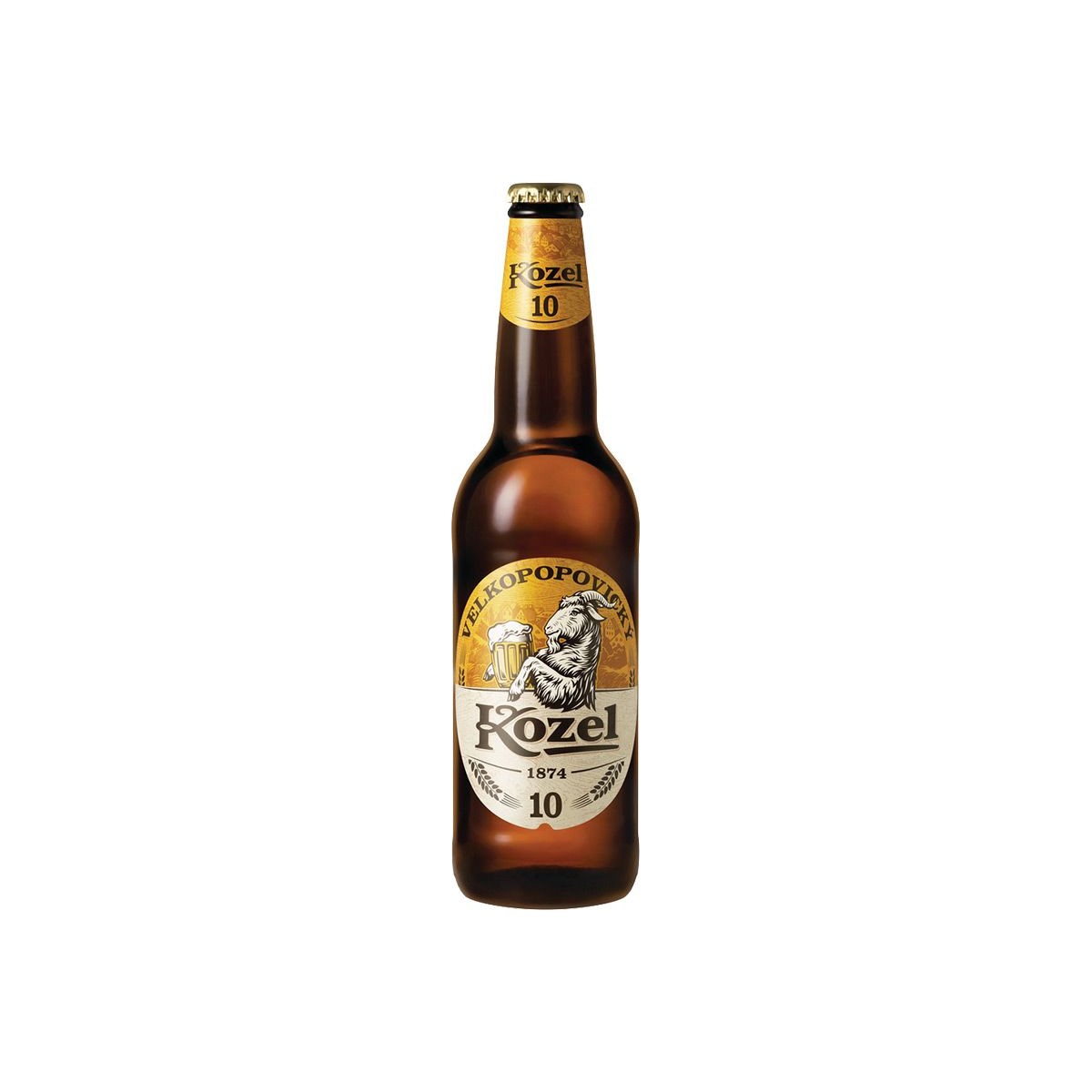 Velkopopovický Kozel světlý 0,5l - sklo