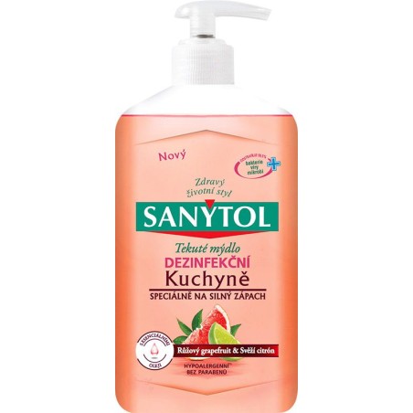 Tekuté mýdlo dezinfekční Grapefruit & Limetka 250ml - Sanytol