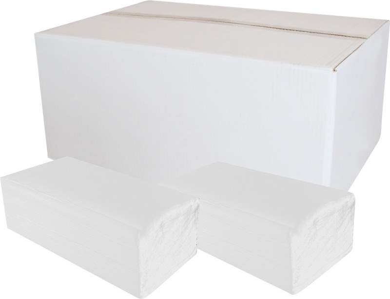 Papírové ručníky ZZ 2vr bílé 4000ks