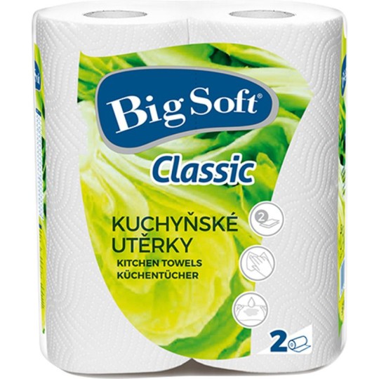 Kuchyňské utěrky Big Soft classic 2x51