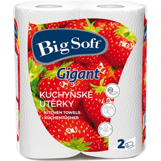 Kuchyňské utěrky Big Soft gigant 2x80