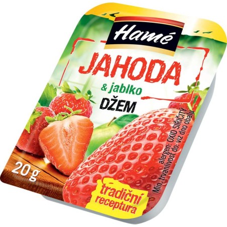 Džem jahoda & jablko 20g - Hamé