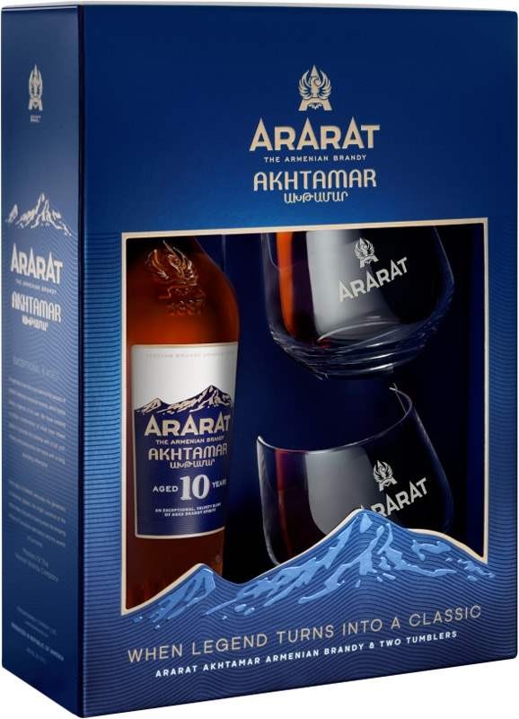 Ararat 10 YO 0,7l + kazeta 2x sklo